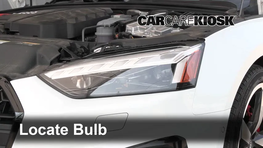 2022 Audi A5 Sportback Prestige 2.0L 4 Cyl. Turbo MHEV Éclairage Feux de croisement (remplacer l'ampoule)